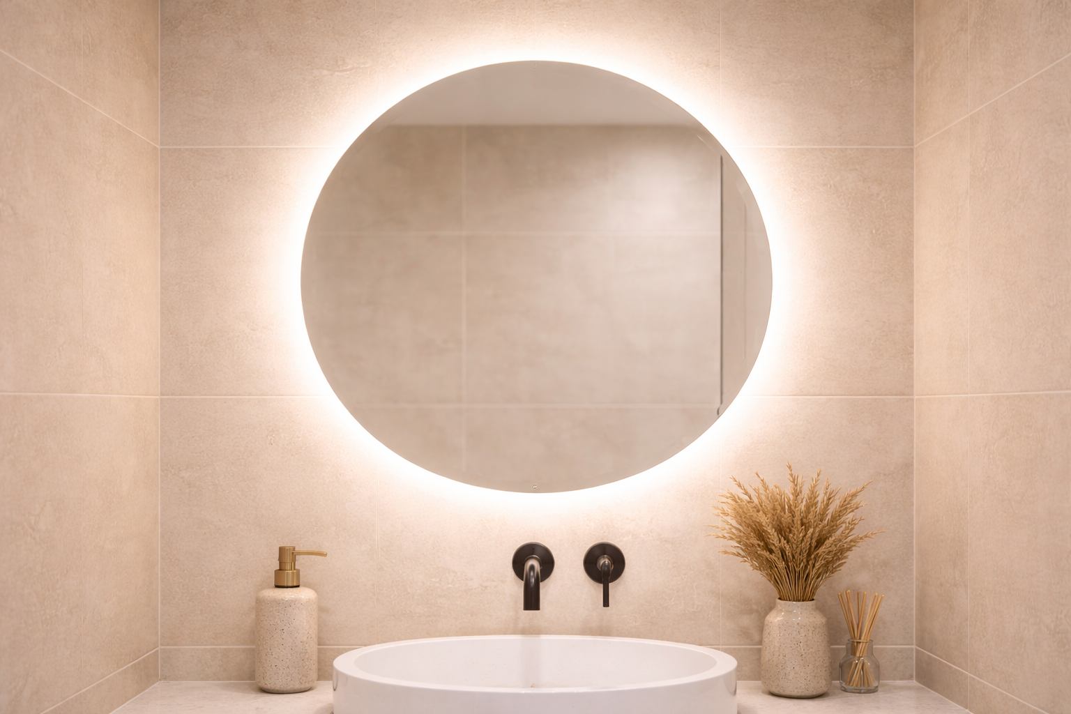 Ogledalo u kupatilu koje iza sebe ima led osvetljenje