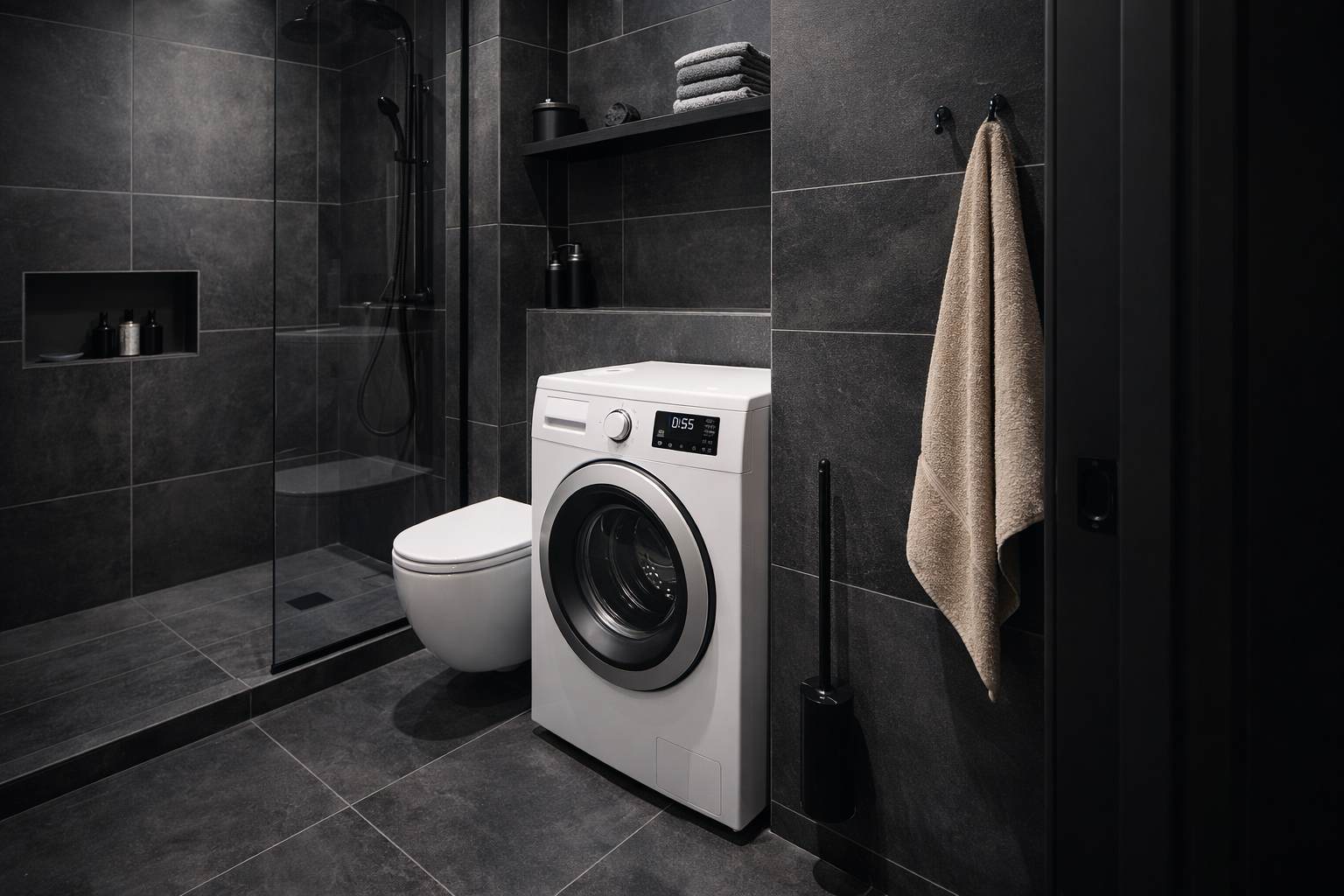 Malo kupatilo sa skladnim rasporedom